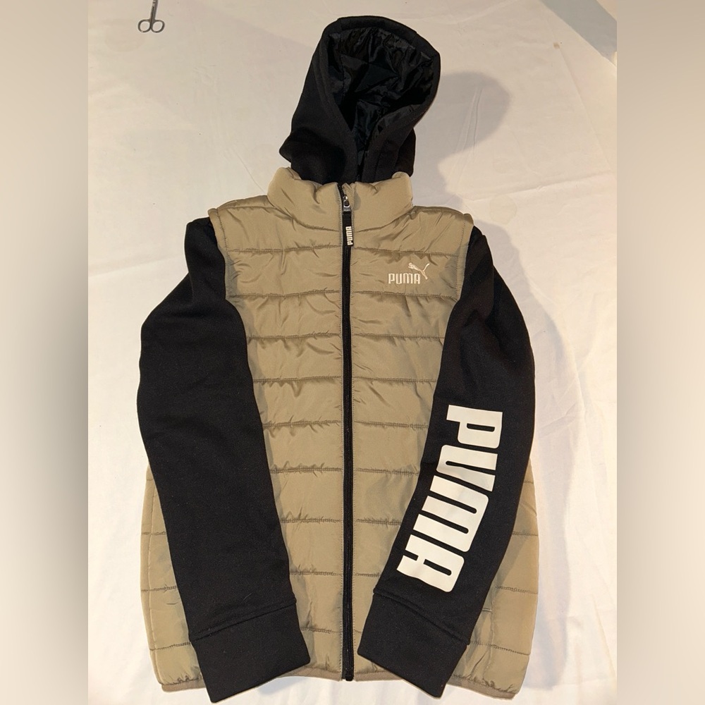 Puma Youth Large (14-16) Vest/Hoodie Combo Jacket (One Piece)